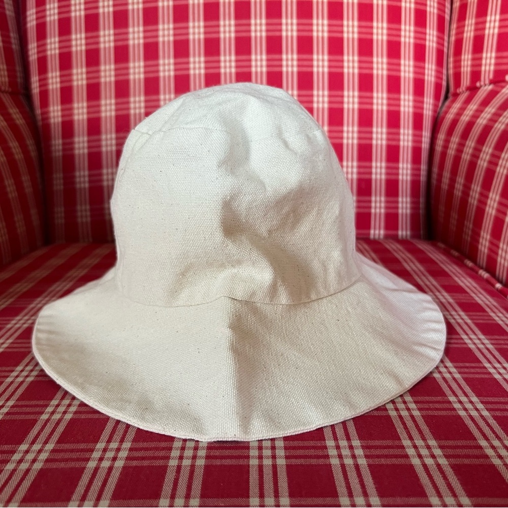 Small Lot Natural Canvas Cream Sun Brim Hat